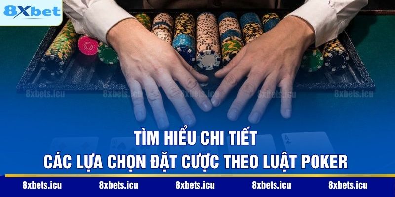 Luật Chơi Poker 8XBET – Hướng Dẫn Chi Tiết Cho Người Mới Tìm hiểu chi tiết các lựa chọn đặt cược theo luật Poker
